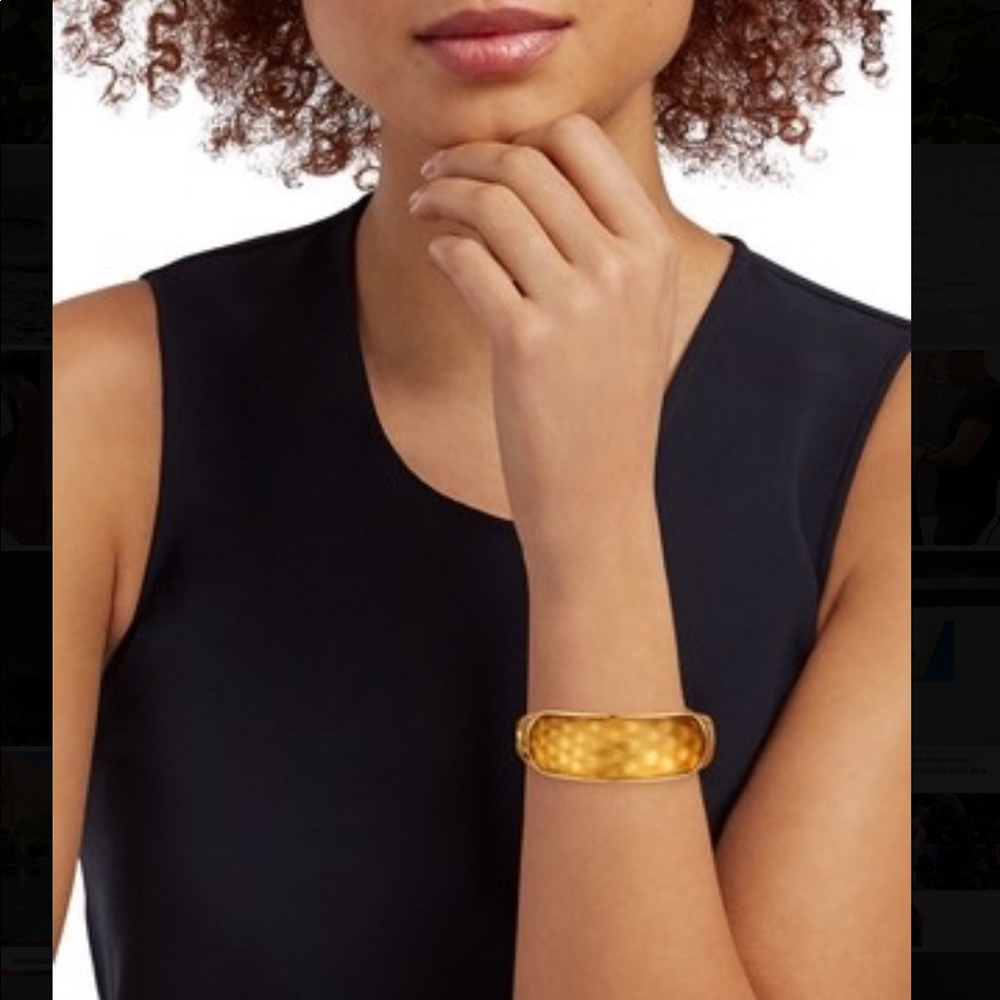 Alexis Bittar Rocky Metal Hook Bracelet